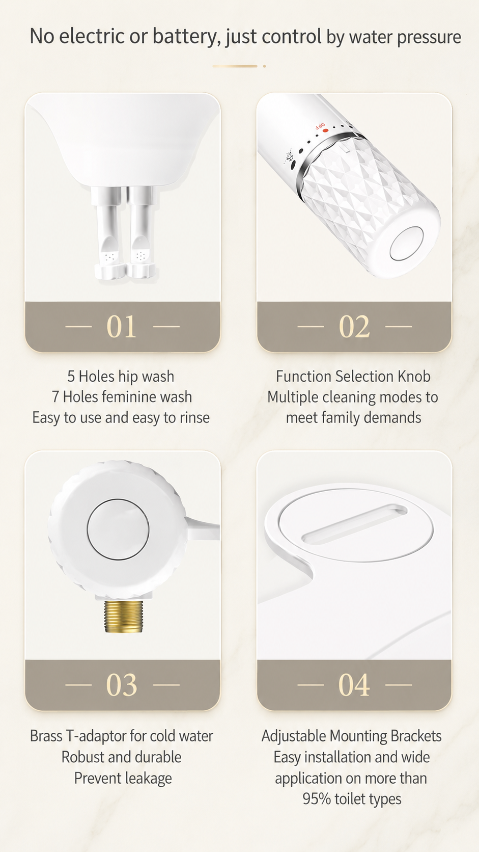 LumaFresh Bidet Attachment